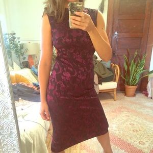 🍁Nicole Miller open back midi dress